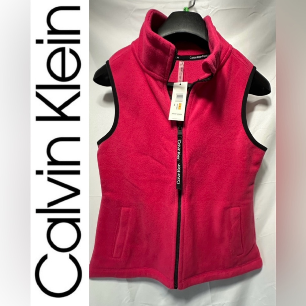Calvin Klein Performance Woman’s Pink Fleece Vest